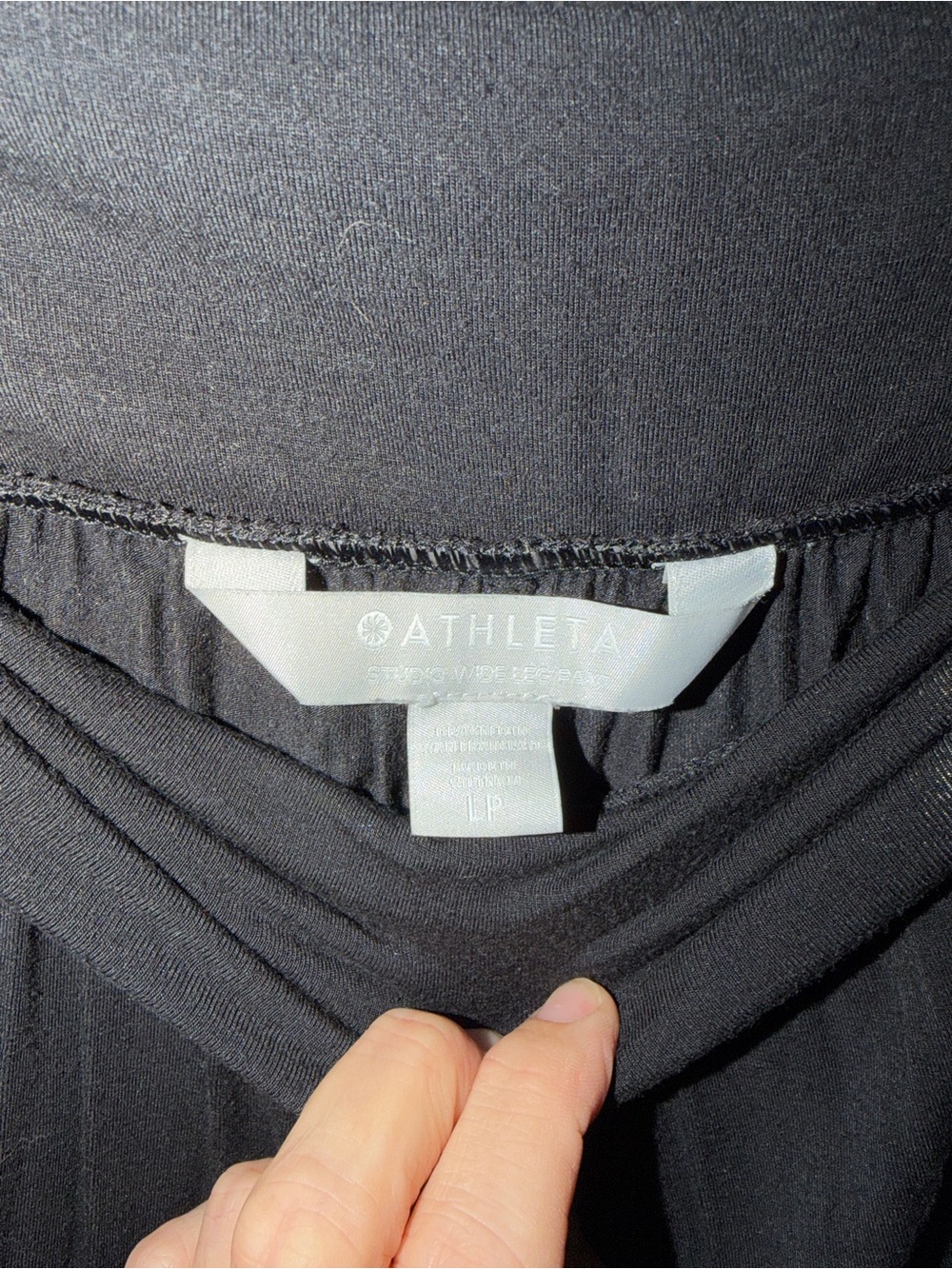 Athleta Wide Leg Black Studio Pants - Picture 9 of 9